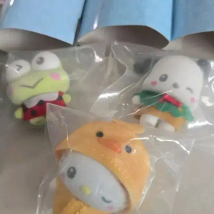 [BUNJANG] Puchitomo Fluffy Figures (Kitty, Pochacco, Keroppi) / 푸치토모 플로키 피규어