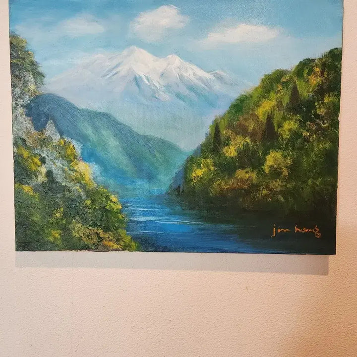 [BUNJANG] Choi Jin-hong "Serene Landscape" Oil Painting (Size 6) / [힐링 풍경화] 공간을 채우는 평온함, 최진홍 화백의 서정적 풍경화 (6