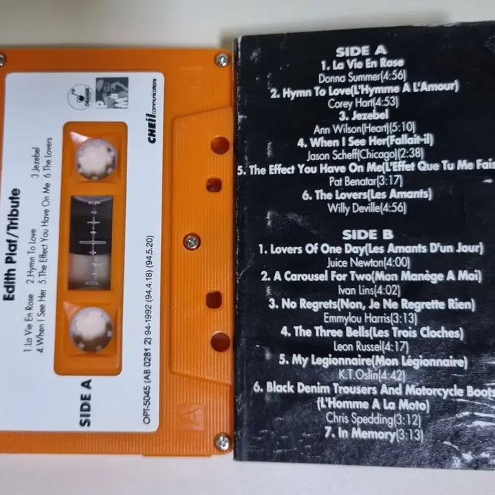[BUNJANG] Edith Piaf Tribute (Cassette Tape) / 에디트 피아프 트리뷰트 (카세트테이프)