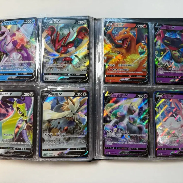 [BUNJANG] Pokemon Card Bundle (Vmax/Vstar/V) with Binder / 택포)) 포켓몬 카드 64장(Vmax&amp;Vstar&amp;V) + 바인더 일괄