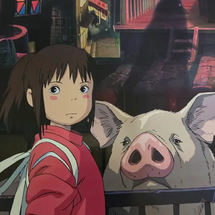 [BUNJANG] Spirited Away Original Movie Theater Small Poster / 오리지널 센과 치히로의 해방불명 영화관 소형 포스터 1장