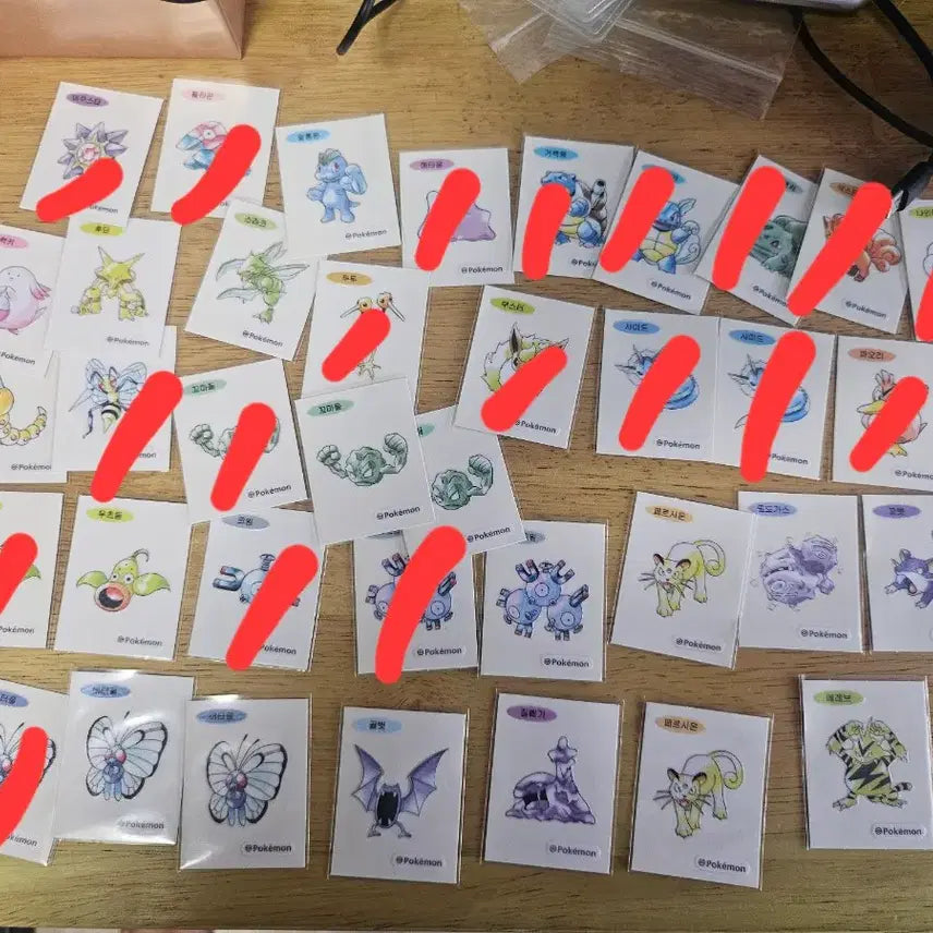[BUNJANG] Pokemon 30th Anniversary Sticker Collection / 포켓몬 30주년 띠부씰