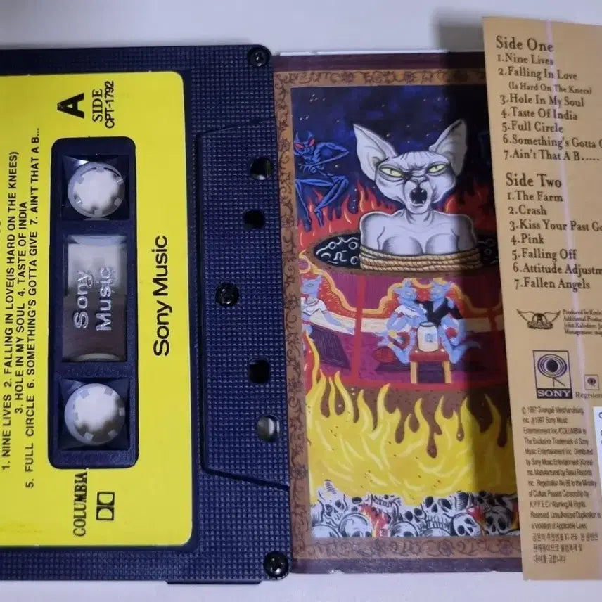 [BUNJANG] Aerosmith Nine Lives Cassette Tape / 에어로 스미스 Nine Lives (카세트테이프)