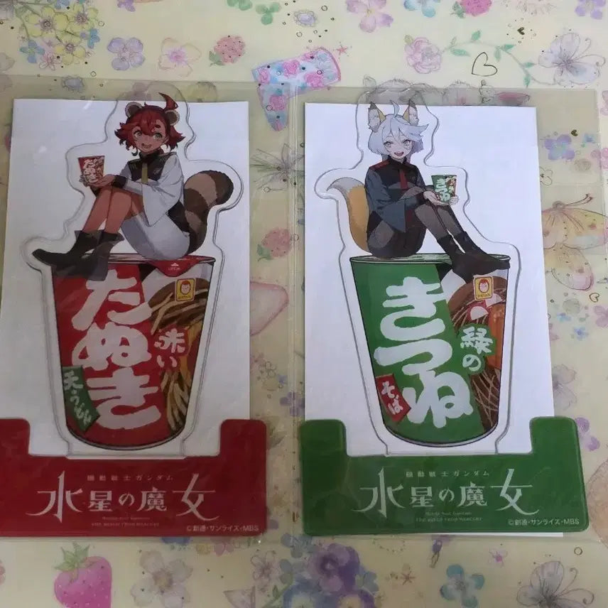 [BUNJANG] Mobile Suit Gundam: The Witch from Mercury Seven-Eleven Collaboration Acrylic Stand / 수성의마녀 세븐일레븐 콜라보 아크릴스탠드