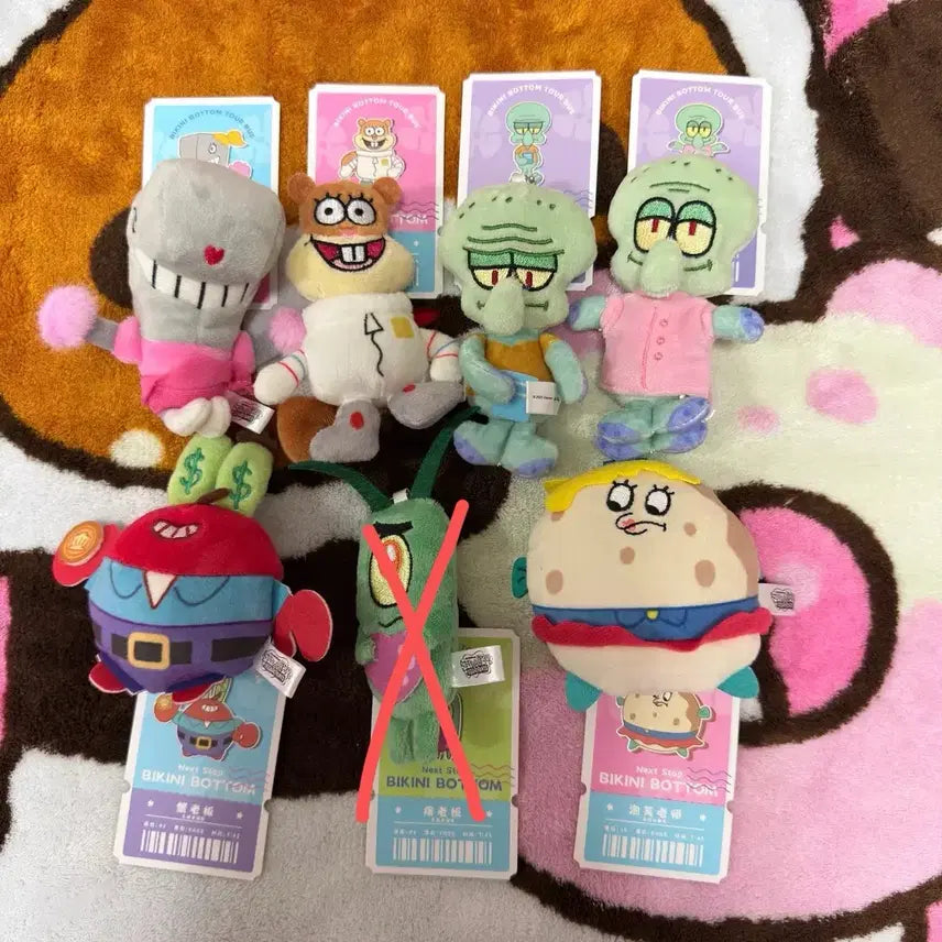[BUNJANG] SpongeBob SquarePants Bikini Bottom Blind Package Random Magnet Pack Bundle Set / 스폰지밥 블라인드 패키지 비키니시티 랜덤 자석팩 일괄