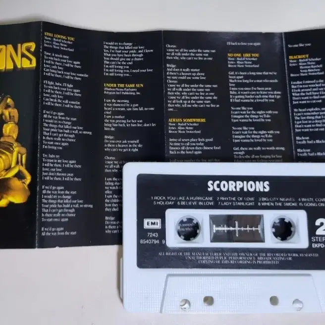 [BUNJANG] Scorpions Gold Cassette Tape / 스콜피언스 Gold (카세트테이프)