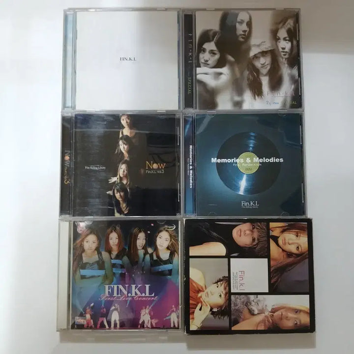 [BUNJANG] FIN.K.L 1st to 6th Album CD Set / FIN.K.L 핑클 CD 음반 6장 세트