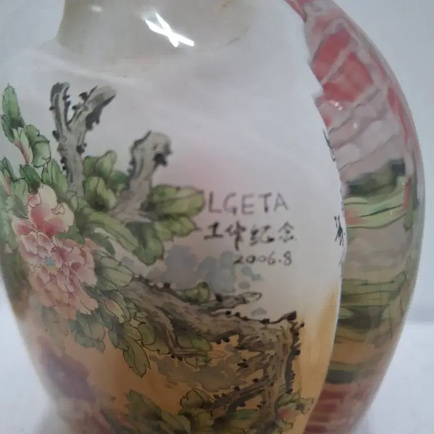 [BUNJANG] Chinese Fuyan Bottle Glass Art Decoration / 중국 비연호 유리공예 그림 장식