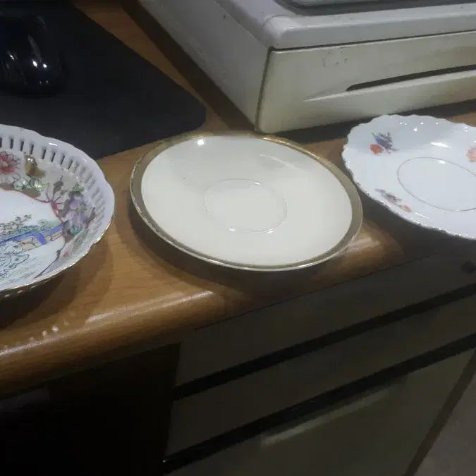 [BUNJANG] Set of 5 East-Asia Style Ceramic Plates &amp; 3 German Porcelain Plates / 일.중.독일 접시 일괄