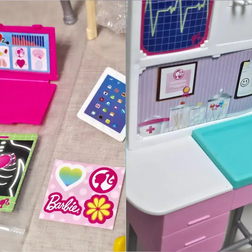 [BUNJANG] Barbie Hospital Playset Accessories / Barbie doll , 바비 병원 플레이세트 소품