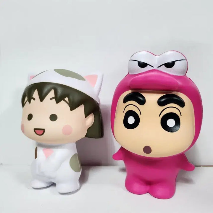 [BUNJANG] Crayon Shin-chan Squishy Figure Set (4 Types) / 짱구는 못말려 말랑이 피규어 세트  4종