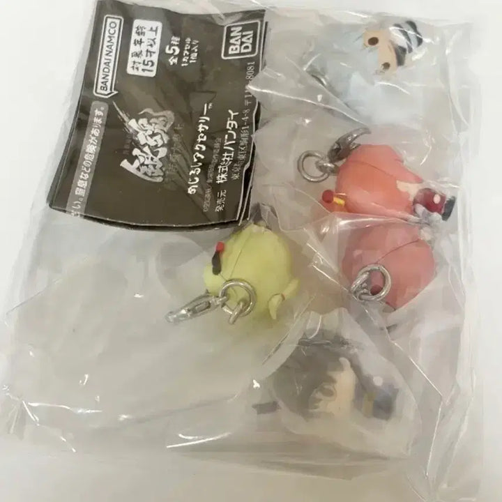 [BUNJANG] Gintama Yoshiwara Shirinji Gacha 5-Piece Full Set (Sealed) / 미개봉 띠지O 은혼 요시와라 메지루시 가챠 5종 풀셋
