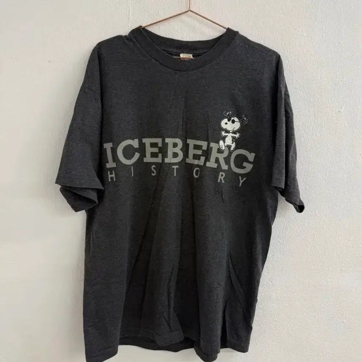 [BUNJANG] Iceberg Snoopy Printing XL T-Shirt / 90s usa 아이스버그 스누피 프린팅 xl