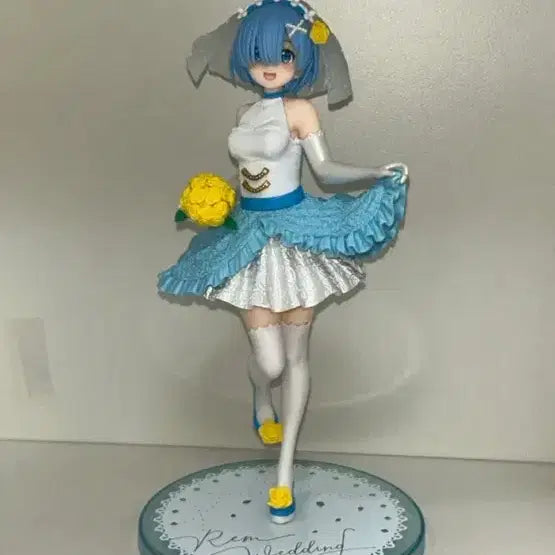 [BUNJANG] Re:Zero Ram Wedding Dress Figure (Box Included) / 급처/단순전시/박스O)리제로 렘 웨딩 드레스 피규어