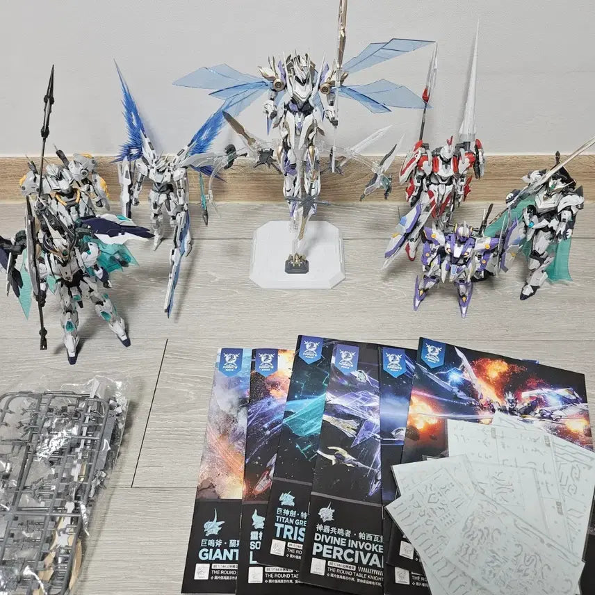 [BUNJANG] SNAA Knights of the Round Table 7 Types Bundle Set (Partially Assembled) / snaa 원탁 기사단 가조립 7종 일괄
