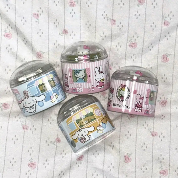 [BUNJANG] Sanrio 2006 Hello Kitty &amp; Cinnamoroll Dome Figurine with Pencil Sharpener / 산리오 2006 헬로키티 시나모롤 피규어
