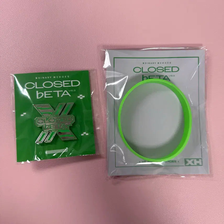 [BUNJANG] Xdinary Heroes XH Club Concert Badge Silicone Bracelet Bundle Set / 엑스디너리히어로즈 엑디즈 클베콘 6.3 뱃지 실리콘 팔찌 일괄 양도