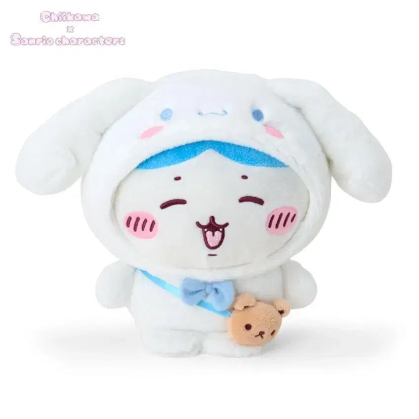 [BUNJANG] Sanrio x Chiikawa Cinnamoroll x Hachiware Plush Doll / 급처)산리오 치이카와 먼작귀 시나모롤X하치와레 인형(미개봉)