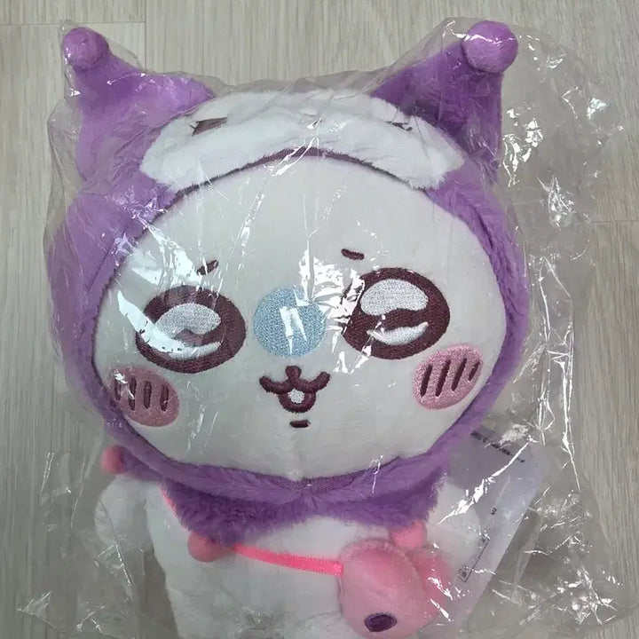 [BUNJANG] Sanrio x Chiikawa Kuromi &amp; Momonga Plush Doll / 급처)산리오 치이카와 먼작귀 쿠로미X모몽가 인형(미개봉)