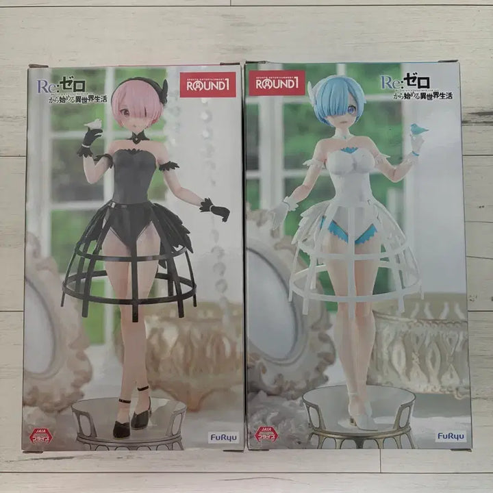 [BUNJANG] FuRyu Re:Zero Rem Ram Figure Set / FuRyu Re 제로부터 렘 람 피규어 세트 리제로 피규어