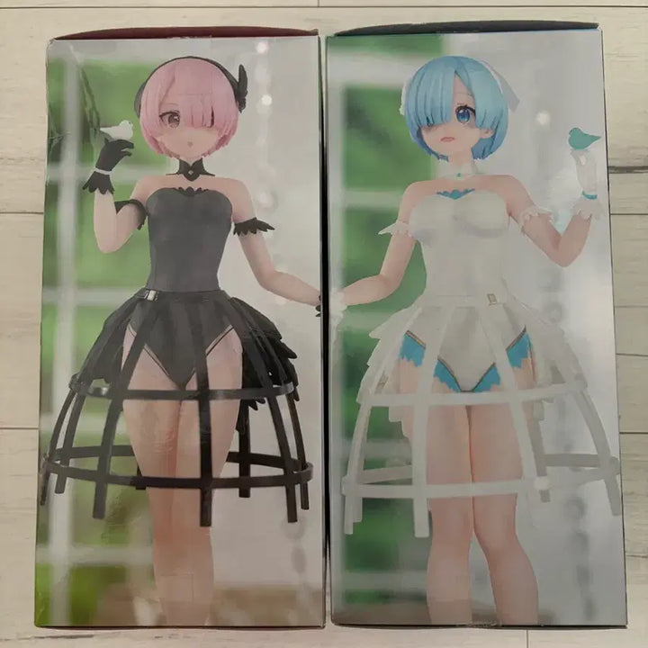 [BUNJANG] FuRyu Re:Zero Rem Ram Figure Set / FuRyu Re 제로부터 렘 람 피규어 세트 리제로 피규어