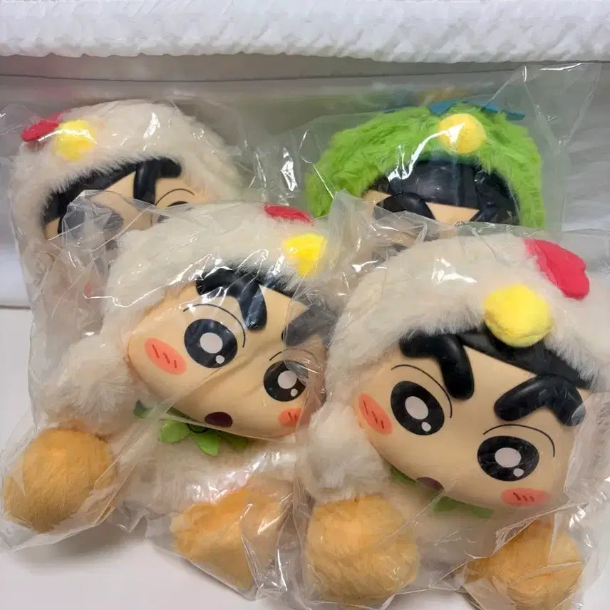 [BUNJANG] Crayon Shin-chan Animal Series 3 Plush Set / 짱구 동물시리즈 3 인형 4개 일괄