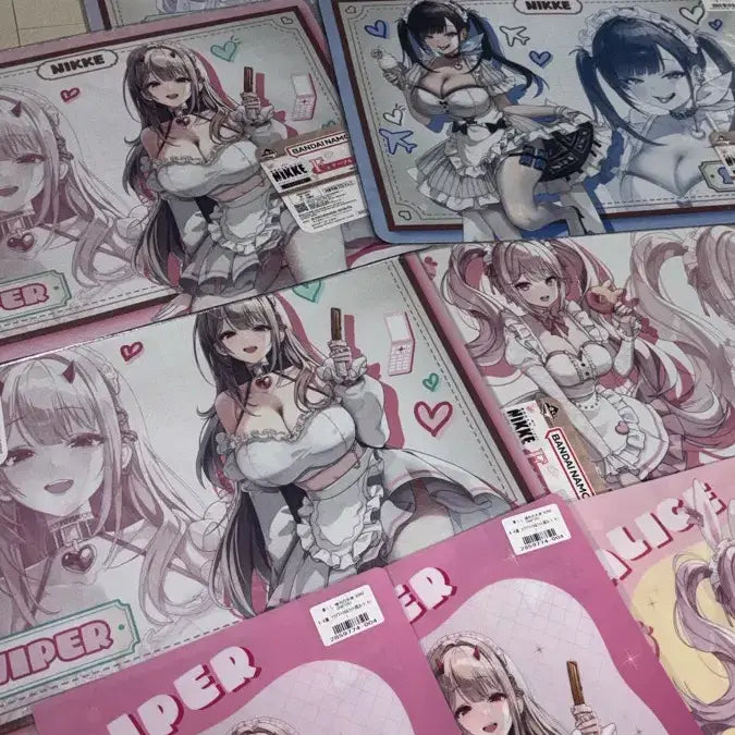 [BUNJANG] Nier: Automata Kuji Chapter 7 Desk Mat (Various Characters) / 니케 쿠지 챕터7 소라 앨리스 바이퍼 스노우화이트 데스크패드 장패드