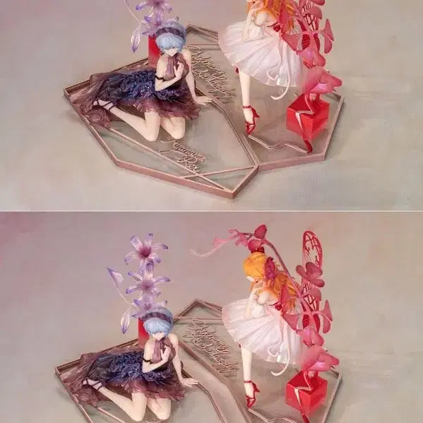 [BUNJANG] Mitos Evangelion Asuka &amp; Rei 1/7 Scale Figure Bundle Set / 미토스 에반게리온 아스카&amp;레이 1/7 피규어 일괄