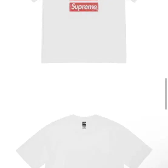 [BUNJANG] Supreme The North Face Collaboration Logo T-Shirt / 노스페이스 슈프림 반팔티 팝니다!!!