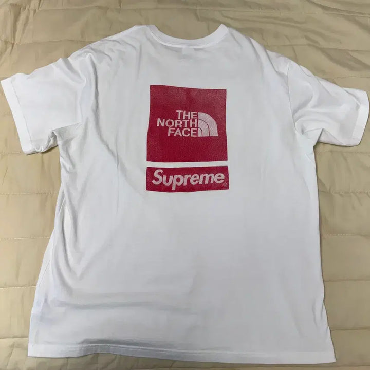 [BUNJANG] Supreme The North Face Collaboration Logo T-Shirt / 노스페이스 슈프림 반팔티 팝니다!!!