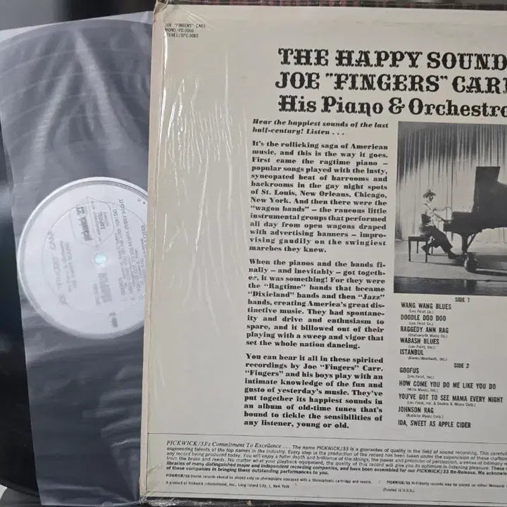[BUNJANG] Joe "Fingers" Carr The Happy Sound! Jazz LP (US) / 조 "핑거스" 카_The Happy Sound!_재즈LP(US)