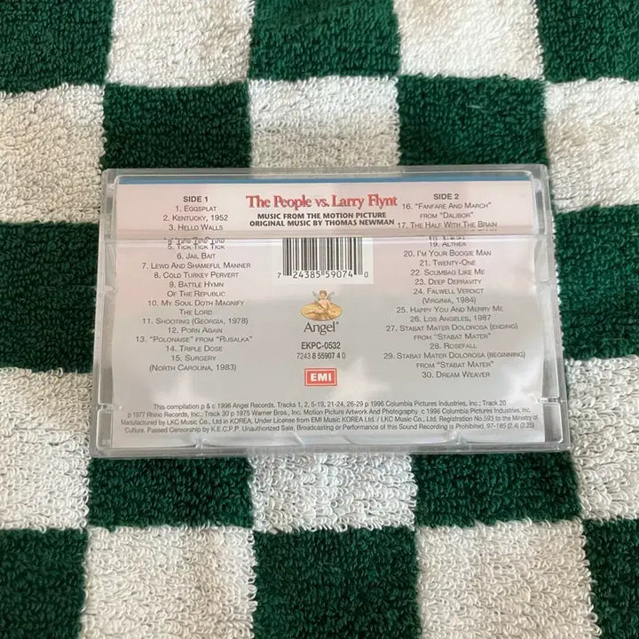 [BUNJANG] The Huckleberry Adventures of Tom Sawyer and Huckleberry Finn OST Unsealed Cassette Tape / 표현의 자유 전기 영화 래리플린트 OST 영화음악 미개봉 카세트테이프