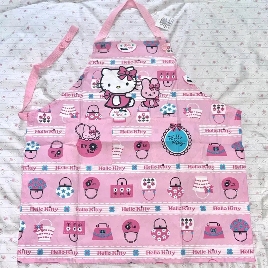 [BUNJANG] Sanrio 2006 Hello Kitty Apron / 산리오 고전 2006 헬로키티 앞치마