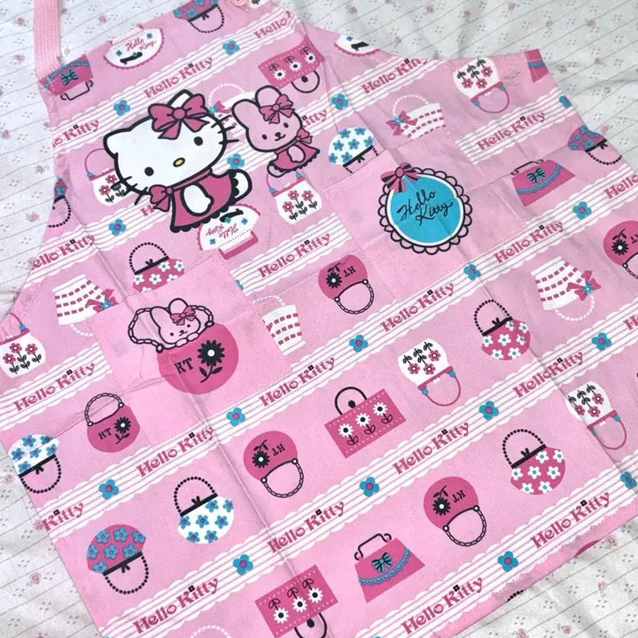 [BUNJANG] Sanrio 2006 Hello Kitty Apron / 산리오 고전 2006 헬로키티 앞치마