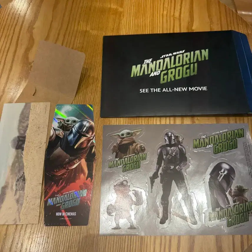 [BUNJANG] The Mandalorian &amp; Grogu IMAX Sticker Bundle / cgv 만달로리안과 그로구 ttt+아이맥스 스티커 일괄