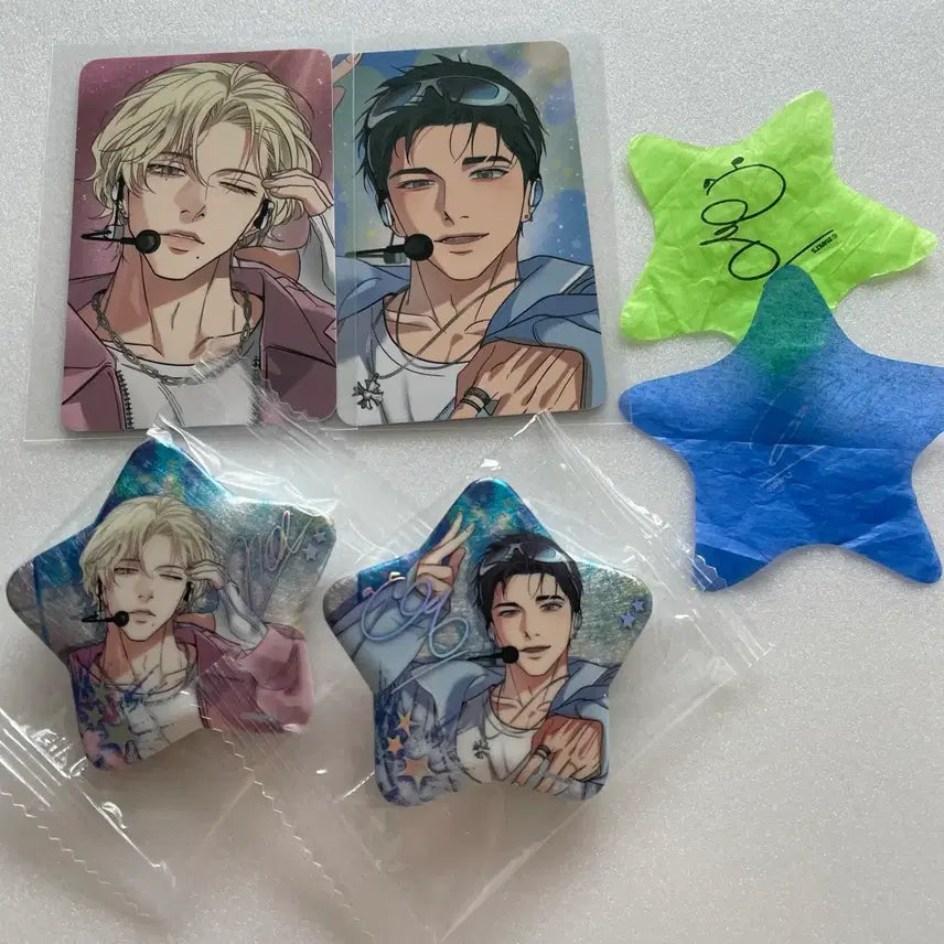[BUNJANG] Sparkles Backlight Han Seo-in, Baek Young-woon Confetti Can Badge Bundle Set / 일괄) 스파클즈 백라이트 한서인 백영운 컬포 캔뱃지 컨페티