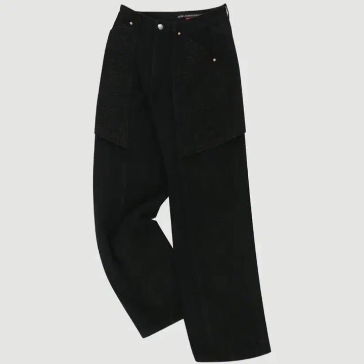 [BUNJANG] Andersson Bell Embroidered Wrap Denim Pants / 앤더슨벨  자수  랩 데님  팬츠