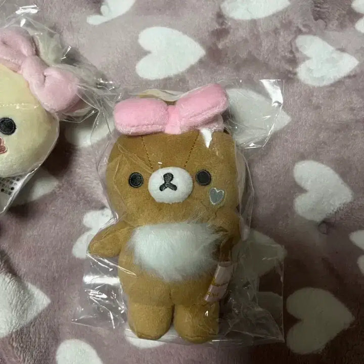 [BUNJANG] Rilakkuma Makeup Series Ribon Koguma Keyring San-X Plush Doll / 리락쿠마 메이크업 시리즈 리본 코구마 키링 산엑스 인형