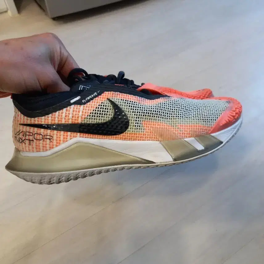 [BUNJANG] Nike Vapor NXT Orange Tennis Shoes 245 / 나이키 Vapor NXT 오렌지 테니스화 245