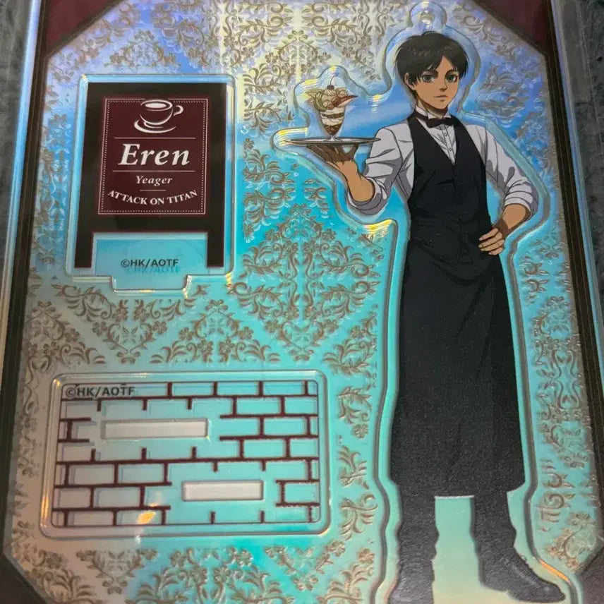 [BUNJANG] Attack on Titan Eren Acrylic Standee Aurora Cafe / 진격의 거인 에렌 아크릴 스탠드 카페 오로라