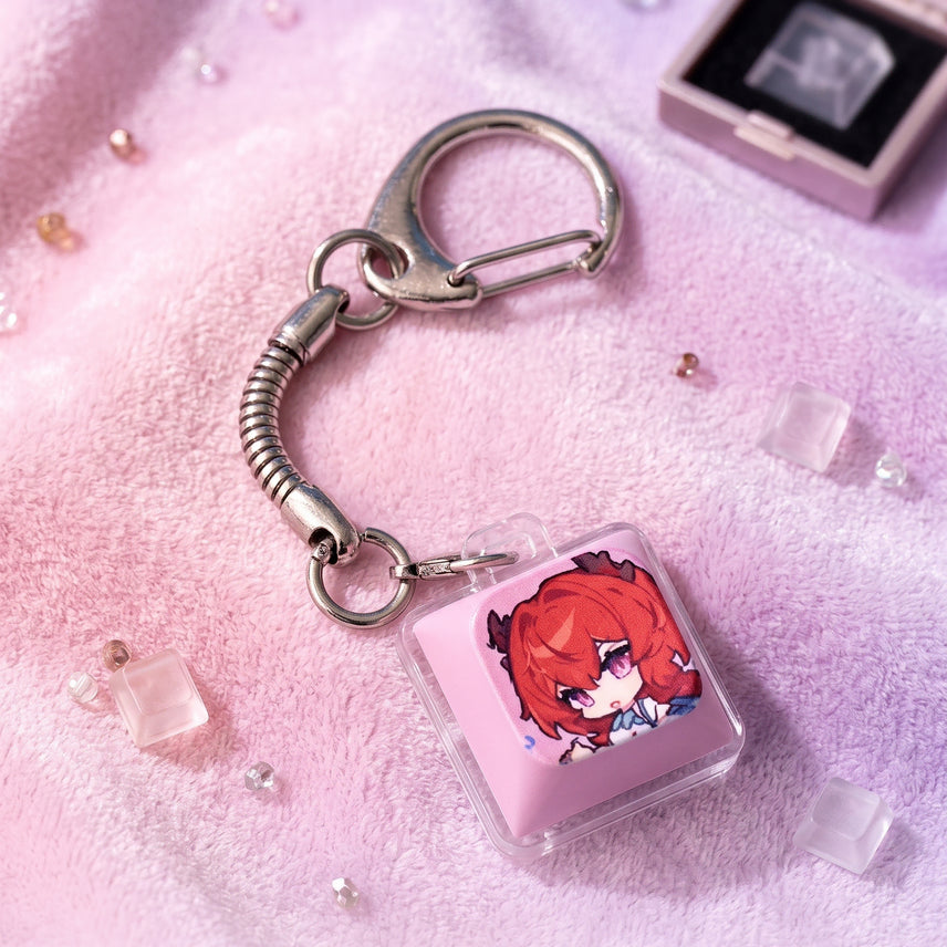 [BUNJANG] Endfield GS25 Collaboration Levain SD Keycap Keyring / [ 새 상품 ] 엔드필드 GS25 콜라보 레바테인 SD 키캡키링