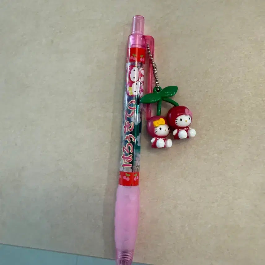 [BUNJANG] Sanrio Hello Kitty Cherry Kitty Mechanical Pencil / 고전 키티스트랩 체리키티 샤프
