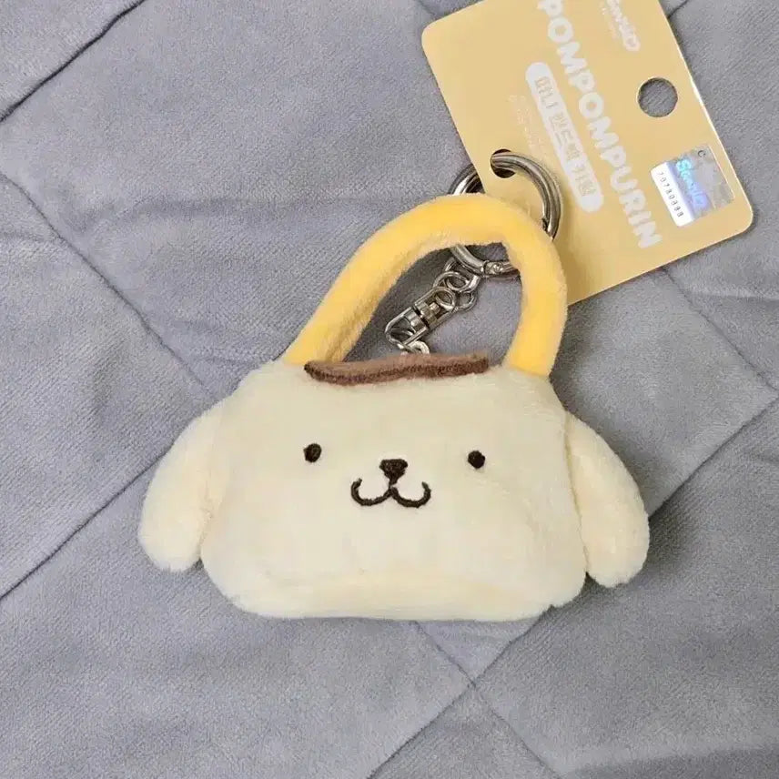 [BUNJANG] Sanrio Pompompurin Mini Handbag Doll Keychain / (새상품) 산리오 폼폼푸린 미니핸드백 인형 키링