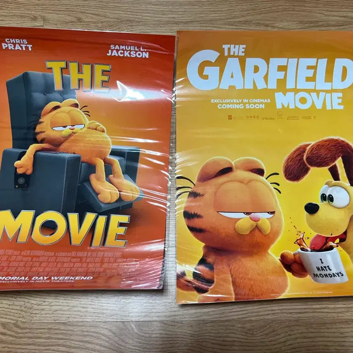 [BUNJANG] Garfield Movie A3 Poster Set / 영화 가필드 포스터 Garfield Movie A3 2종