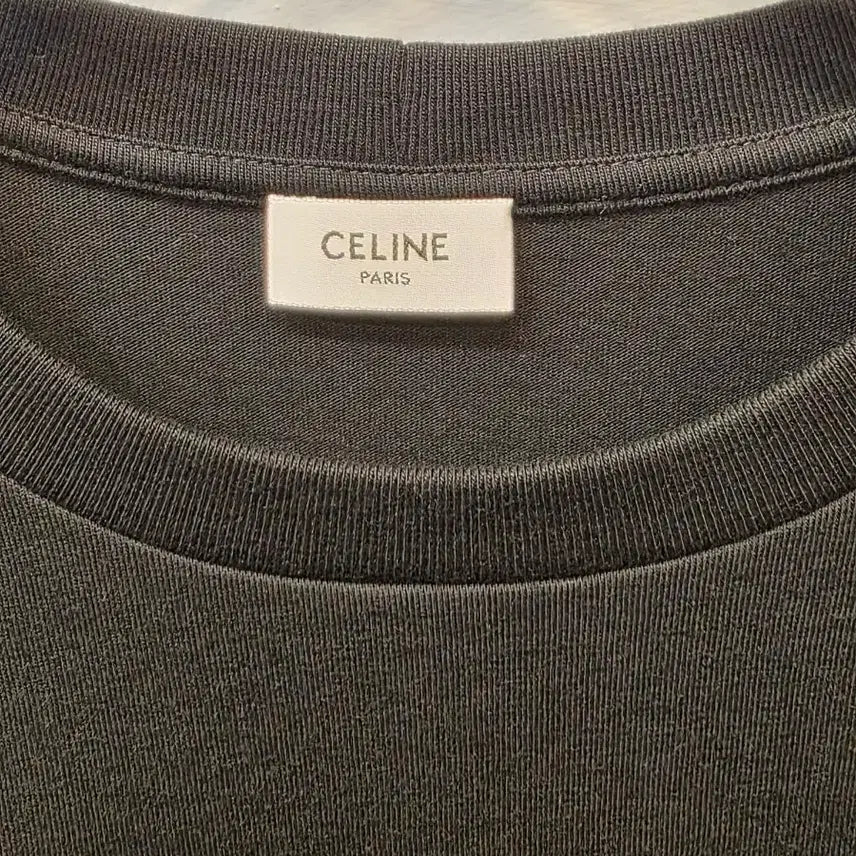 [BUNJANG] Celine Paris Triomphe Jersey T-Shirt XXL / 셀린느 파리 트리옹프 저지 반팔(2XL)