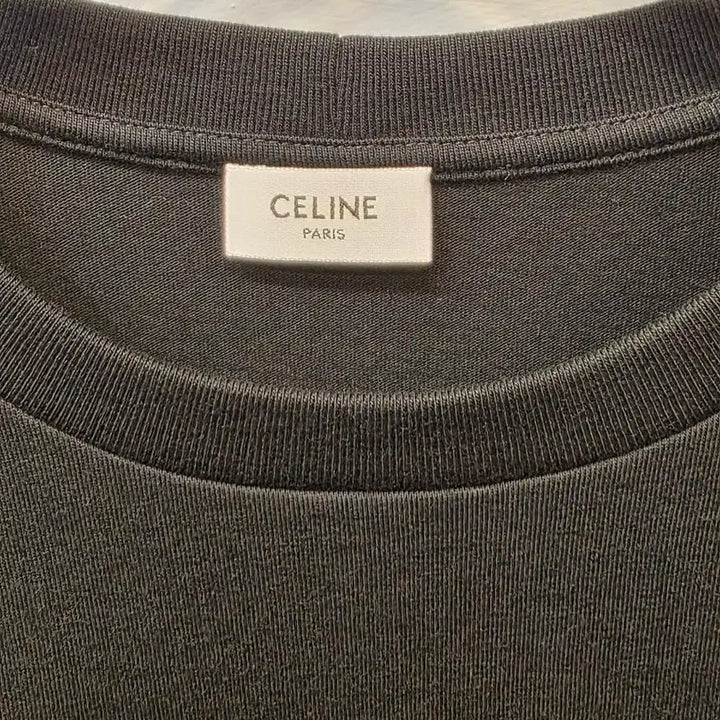 [BUNJANG] Celine Paris Triomphe Jersey T-Shirt XXL / 셀린느 파리 트리옹프 저지 반팔(2XL)