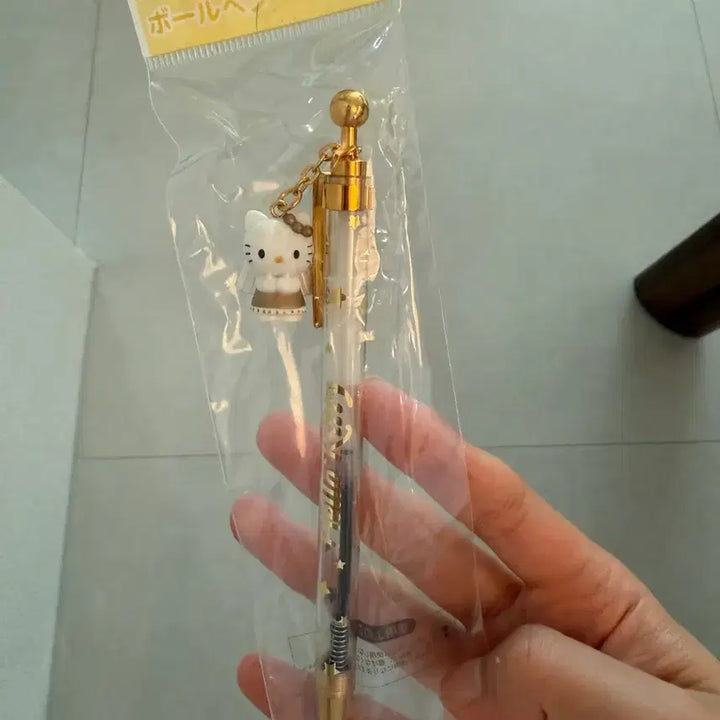 [BUNJANG] Sanrio Hello Kitty Angel Kitty Strap Ballpoint Pen / (초희귀)고전 키티스트랩 엔젤키티스트랩 볼펜