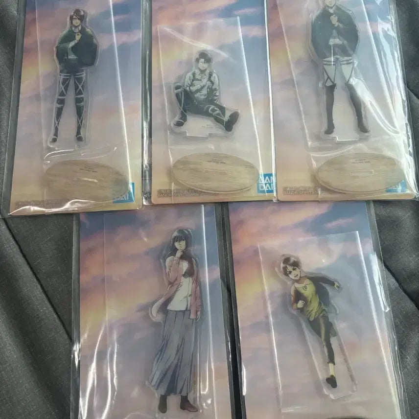 [BUNJANG] Attack on Titan Kuji Prize E Acrylic Stand Full Set / 일괄 풀세트 /진격거 쿠지 E상 아크릴스탠드