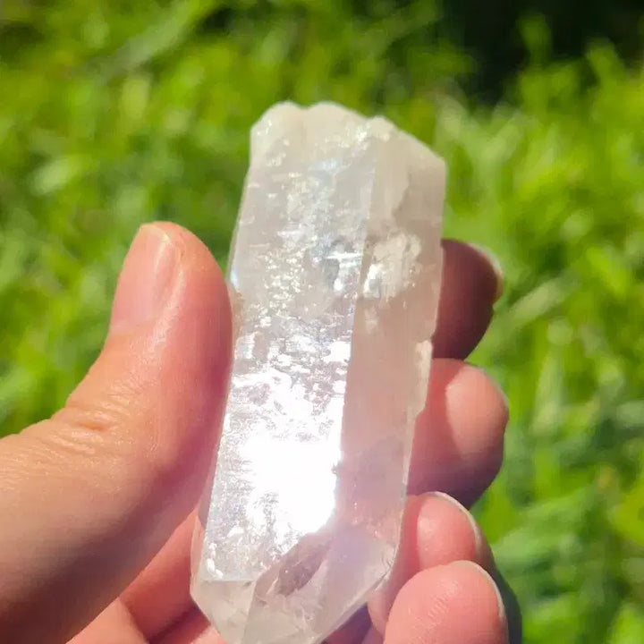 [BUNJANG] Rainbow Clear Quartz Crystal Point, Brazil / 무지개! 레인보우 백수정 원석 브라질산 결정 포인트 광물