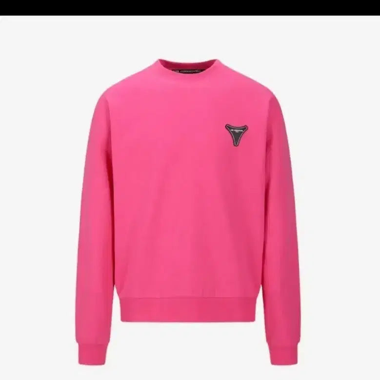 [BUNJANG] Andersson Bell Unisex Stol Patch Logo Sweatshirt Pink L / 앤더슨벨  유니섹스 스톨 패치 로고  스웻셔츠  핑크 L